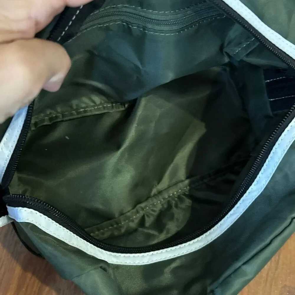 Paravel Blade fold up olive green soft men's toiletry bag travel bag valet